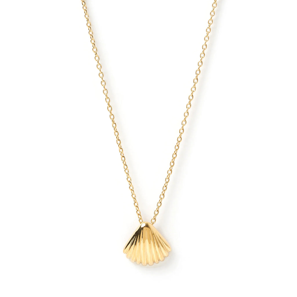 Perla Gold Shell Necklace