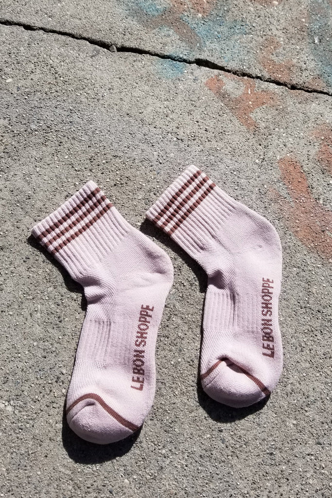 Girlfriend Socks - Bellini Stripe